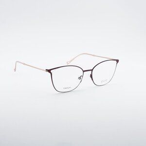 Airlock P-5004 505 Eyeglasses Plum/Gold 51mm Cat Eye Frame